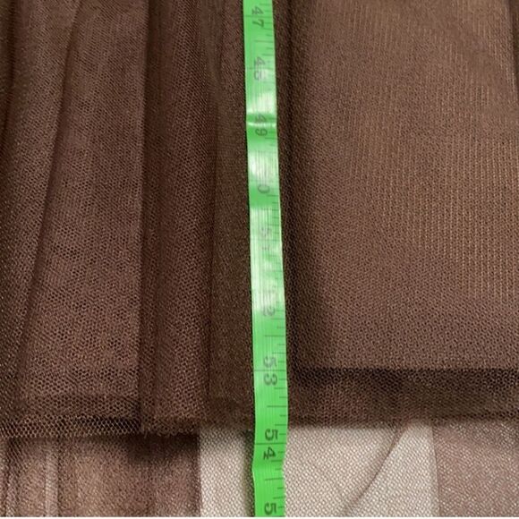 Alfred Angelo Chocolate Brown Strapless Tulle Formal Dress Size 10 - Picture 13 of 15